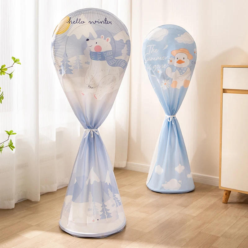 Description Picture 2 of itemPortable Dustproof All-inclusive Electric Fan Dust Cover Household Floor Fan Cover Waterproof Protective Cover Accessories