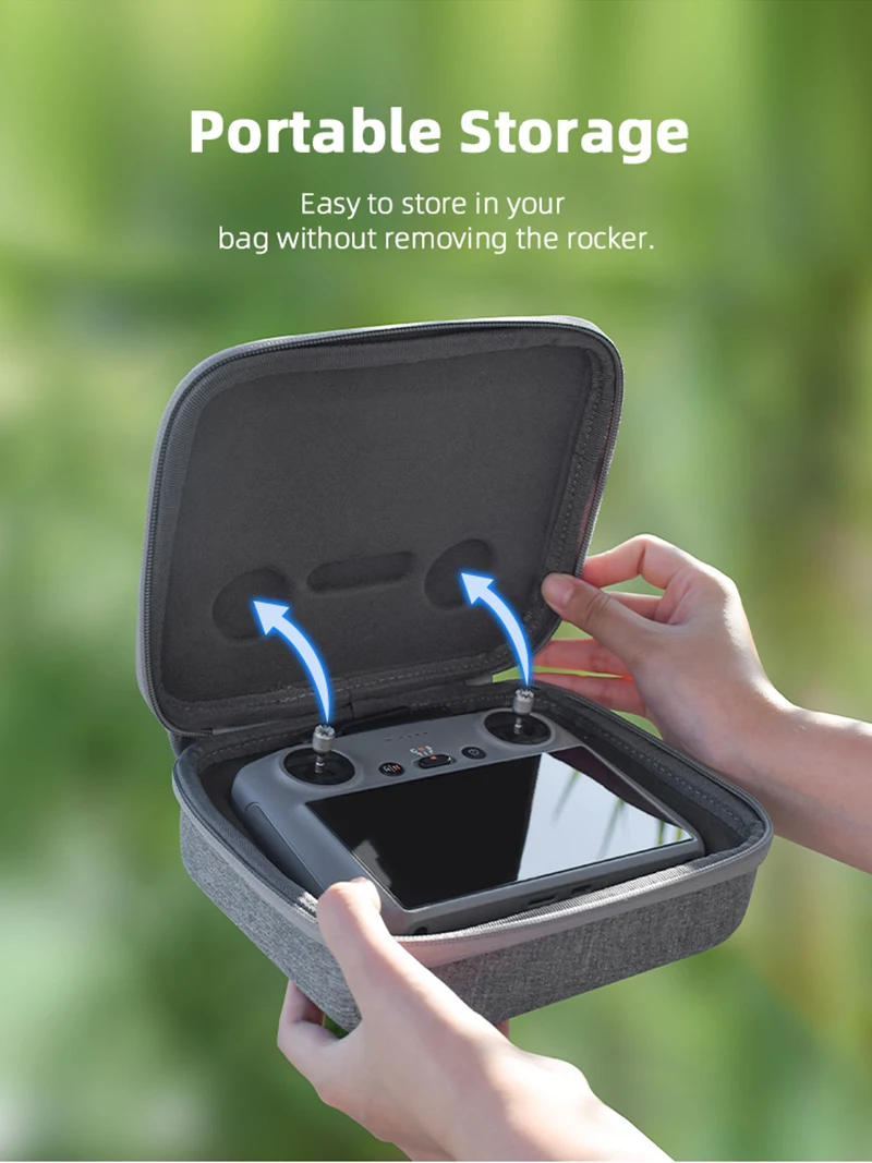 Description Picture 6 of itemBRDRC Storage Carrying Case For DJI Mini 4 Pro Portable Travel Handbag,For DJI RC 2/RC N2 Remote Controller Box Accessories