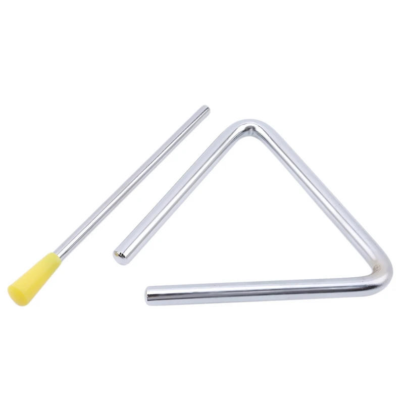 Description Picture 5 of item1Pc Triangle Orff Musical Instruments Band Percussion Educational Musical Triangolo for Children 4/6 inch