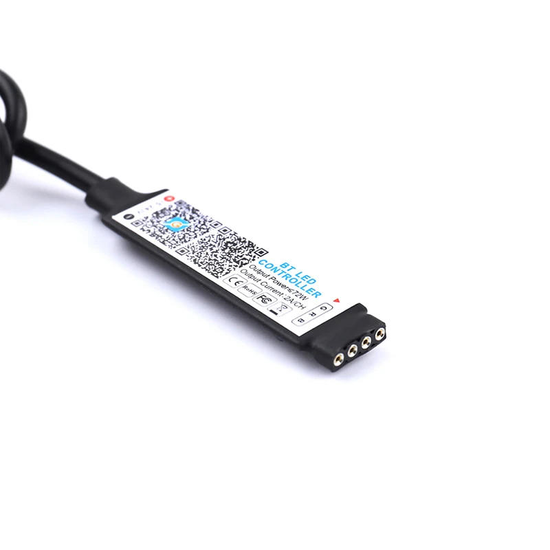 Description Picture 3 of itemMini RGB Bluetooth-compatible Controller Music LED Light Strip Controller for RGB Tape Lights Smart APP Control DC 5V