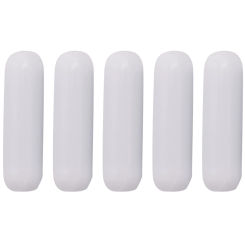 5 Pcs 25mm(1 Inch) PTFE Magnetic Stirrer Mixer Stir Bar,White Color,Laboratory Bar,Stir Plate Bar,7mm25mm Stir Bars