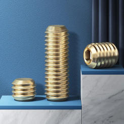 Brass Metric Screw / Headless Hexagon Socket Set Bolts M8-M12