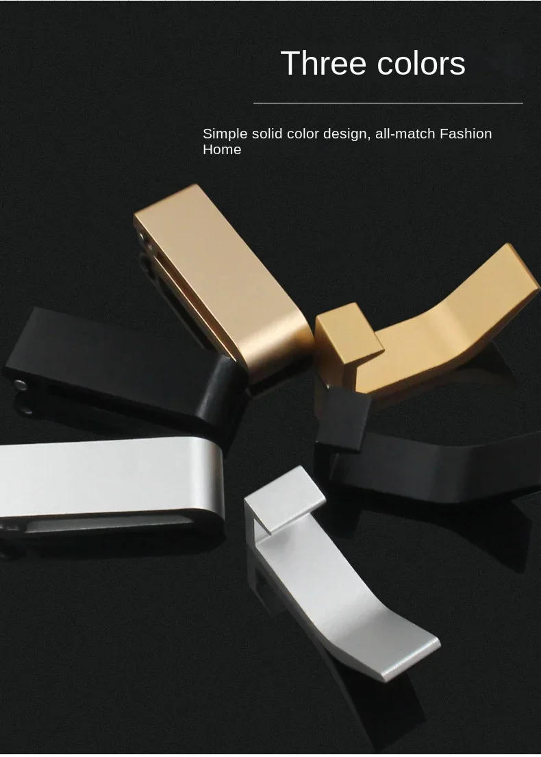 Description Picture 6 of itemAluminum Alloy Folding Solid Multifunctional Clothes Hook Door Wardrobe Coat Robe Hook Single