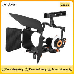 Andoer C500 Aluminum Alloy Camera Camcorder Video Cage Rig Kit Film Making System for Panasonic GH4 for Sony A7S/A7/A7R/A7RII