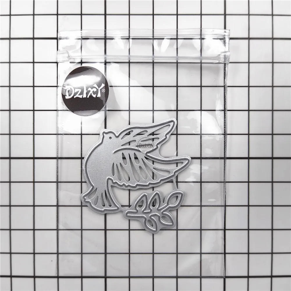 Description Picture 6 of itemDzIxY Pigeon Leaf Metal Cutting Dies for Card Making Paper Embossing Die Cuts Sets Album Crafts 2023 New Templates Stencils