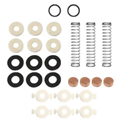 27x Trumpet Repair Kits Piston Spring Felt Washers Instrument Parts Trumpet Metal Spring Felt Musical Instruments Accessories