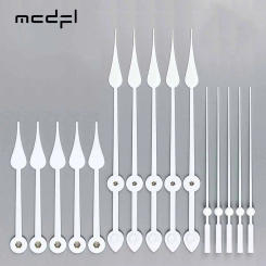 MCDFL White Clock Hands Vintage Wall Clocks Metal Pointer Bed DIY Mechanism Motor Machinery with Quartz Focus Insert Watch Large