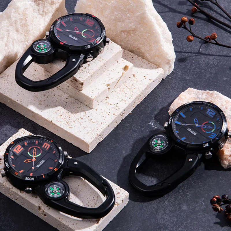 Description Picture 3 of itemPortable Mountaineering Wall Watch Waterproof Outdoor Compass Watch In Various Colors Mountaineering Wall Watch Outdoor Watch