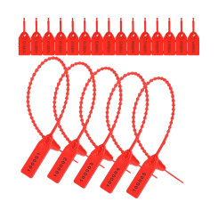 1000 Pcs Plastic Tamper Seals Fire Extinguisher Tags Security Tags Seals Safety Numbered Zip Ties Labels