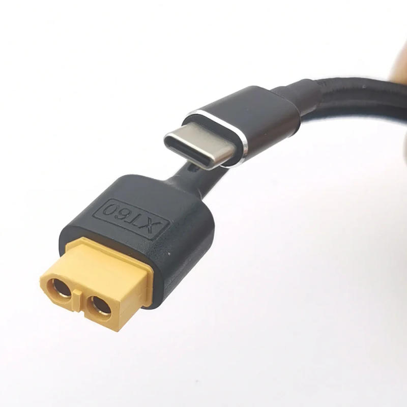 Description Picture 4 of itemXT60 Type-C Adapter USB C Male to XT60 Charging Connector Cable Converter PD2.0 100W 20V 5A Aircraft Model Power Line 50CM/100CM