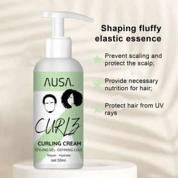 Hair Curl Enhancer Moisturizing Styling Repair Curl Hair Booster Defining Cream Curling Essence Hair Care Elastin Setting Cream
