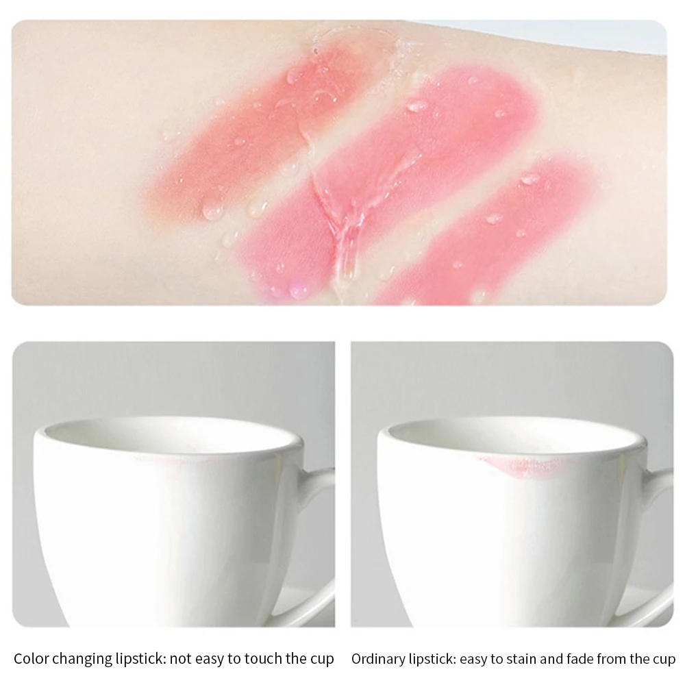 Description Picture 6 of itemMoisturizing Magic Lip Balm Temperature Changing Color Lasting Nouritious Anti Aging Natural Lipstick Lips Care Makeup Comestic