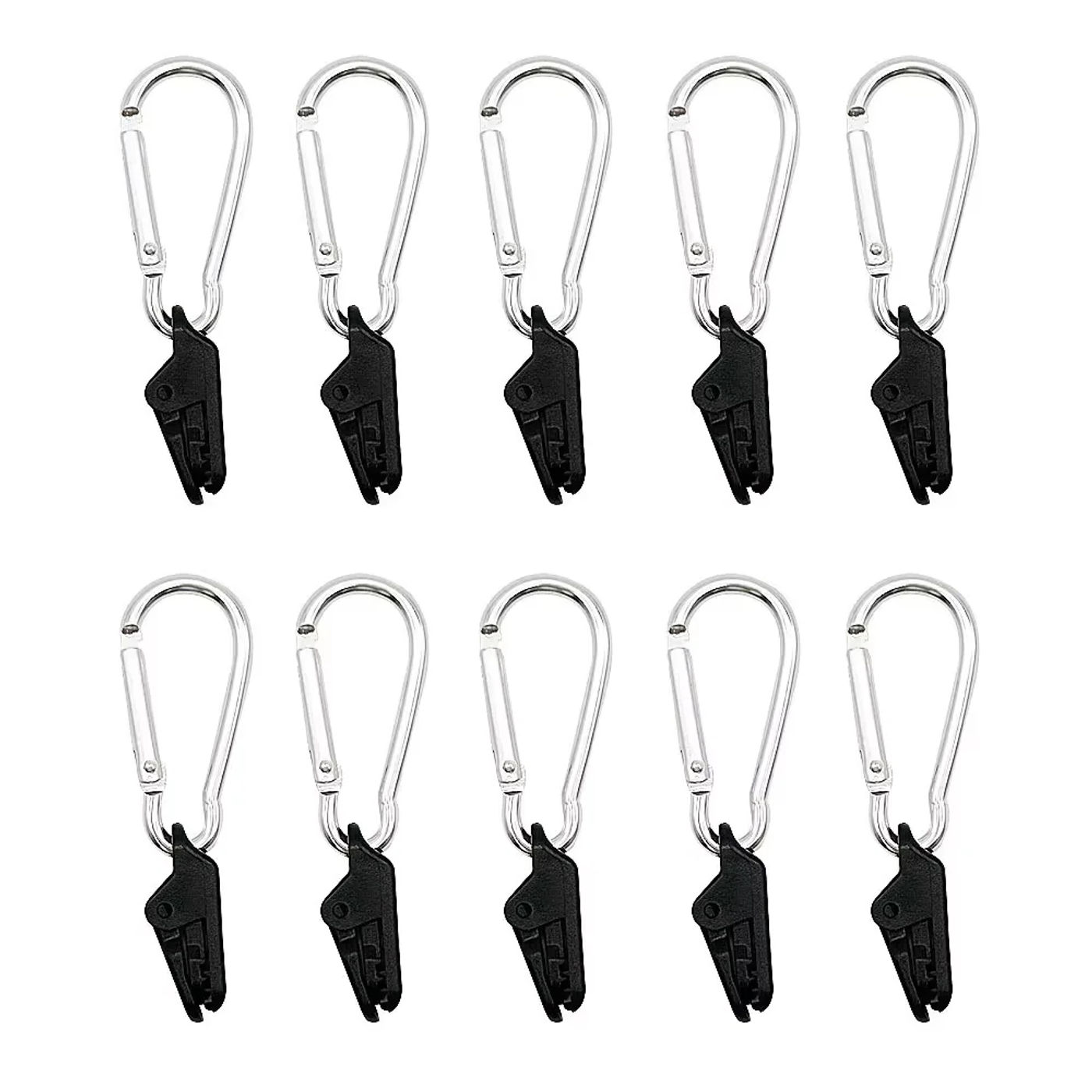 Description Picture 3 of item10 Pcs Windproof Clamp Set Survival Grommet Tent Clips Buckle Awning Tarp Fixed Outdoor Camping Tent Accessories Plastic Hook
