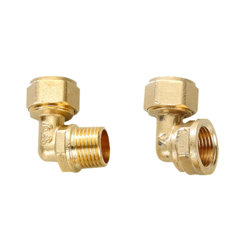 Description Picture 2 of itemBrass DN15 DN20 Male/Female Thread Elbow Pex 1216/1418/1620 Pipe Fitting Aluminum Plastic Pipe Fittings for Floor Heating