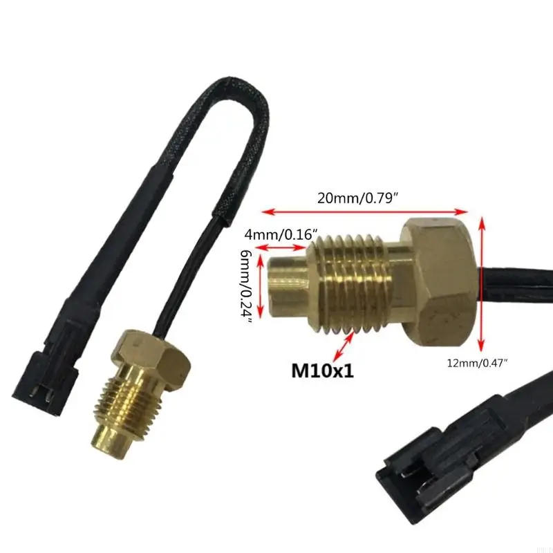 Description Picture 5 of itemR9UD NTC 50k Motorcycle Water Temperature Meter Temp Probe Easy to Install