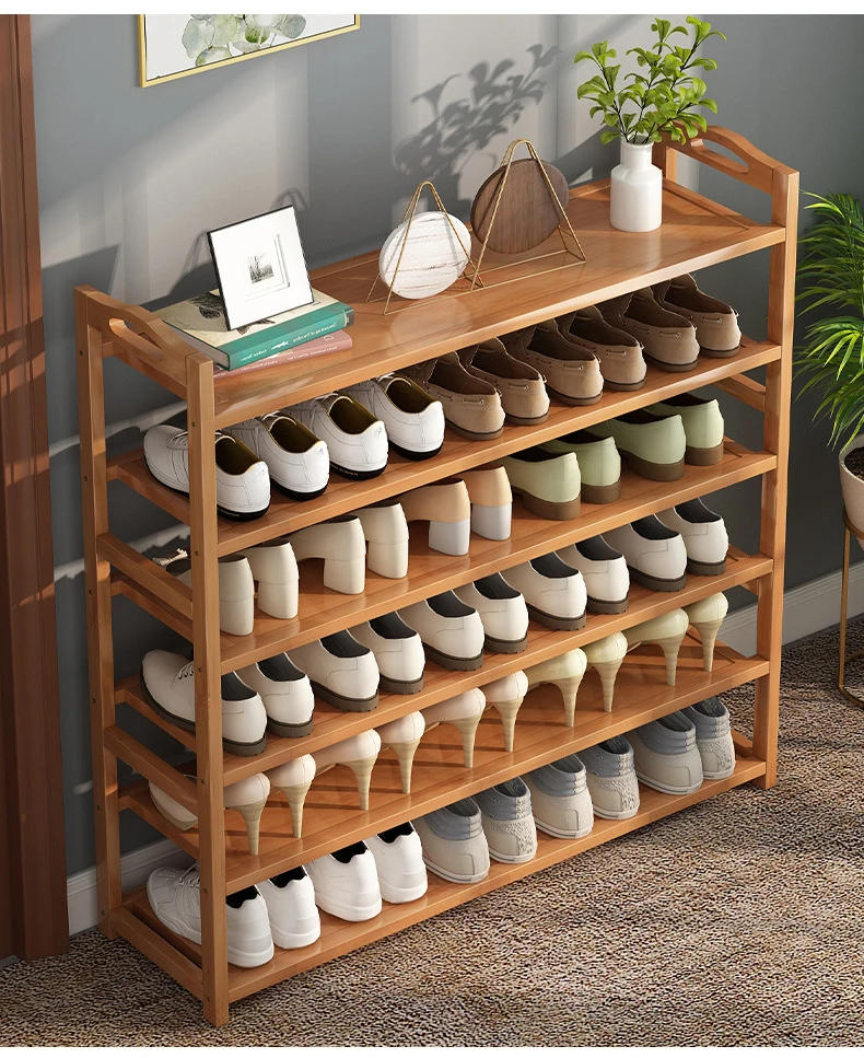 Description Picture 6 of itemNew 3/4/5 Floors Shoe Rack Home Living Room Cabinet Shoe Organizer Shelf Storage Save Space Dustproof Simple Shoes Organization