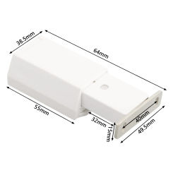 1pcs Heavy Duty Door Press Type Rebound Device Invisible Door Contact Bead Door Opener Cabinet Door Self Bouncing Door Rebounder