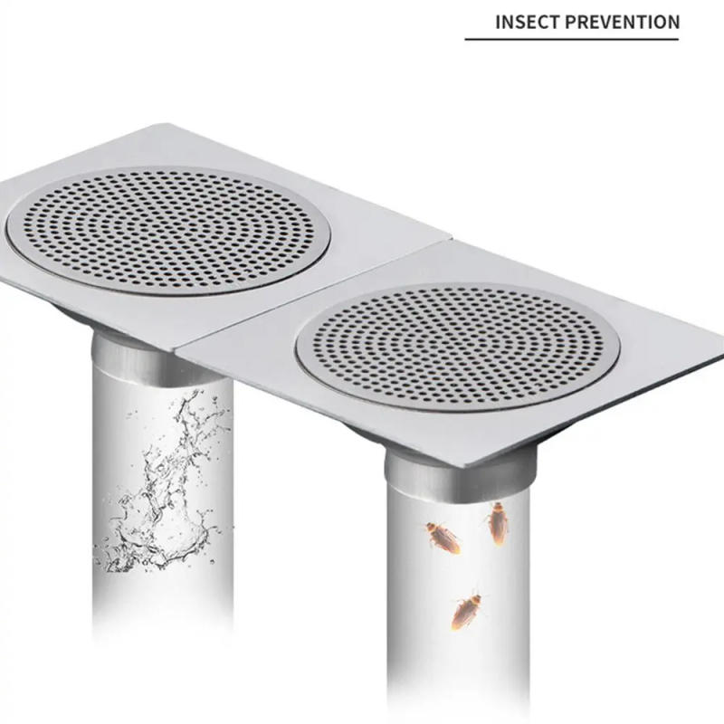 Description Picture 6 of item304 stainless Home & Kitchen Colander Shower Drain Cover Bathroom Tool Drains Cover Hair Filter Floor drain pad Sink Strainer