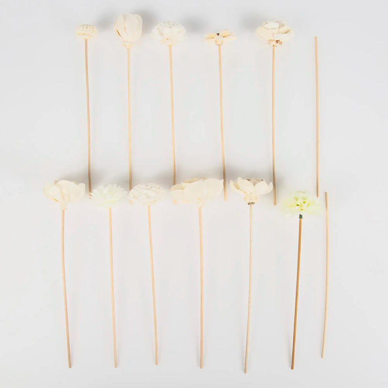 Description Picture 6 of item11 pcs Artificial Flower Rattan Sticks Fireless Fragrances Reed Diffuser Stick Reuse DIY Handmade Ornaments Home Decor