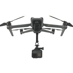 Sports Camera Top Bottom Mount Holder Fixed for Gopro All Series / DJI Action 5 3 2 1 for DJI Air 3 / Air 3S Drone Accessories
