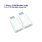 2PCS 2hole USB