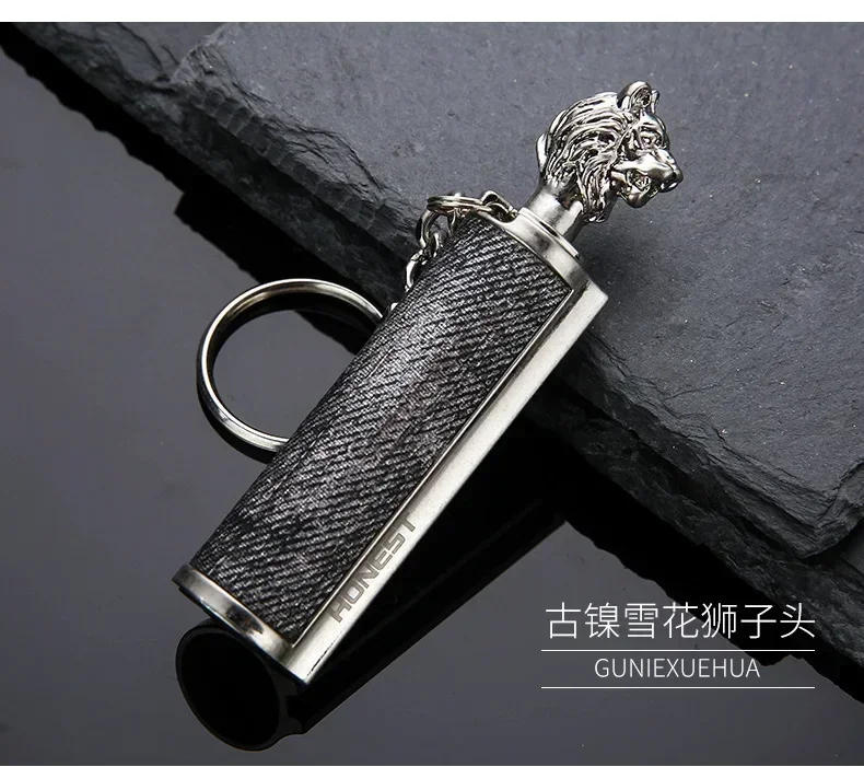 Description Picture 6 of itemOutdoor Waterproof Portable Camping Metal 10000 Times Match Kerosene Lighter Smoking Accessories