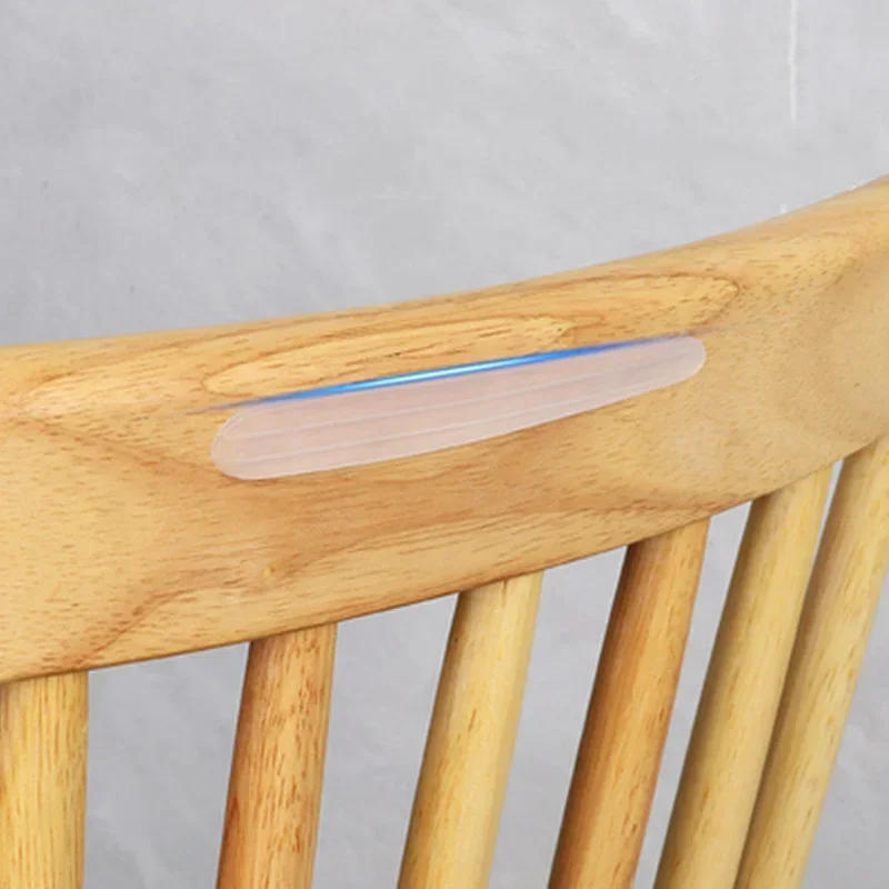 Description Picture 6 of item1 Sheet Self Adhesive Buffer Pads Silicone Door Stopper Cabinet Bumpers Wall Protector Furniture Refrigerator Anti-crash Pad