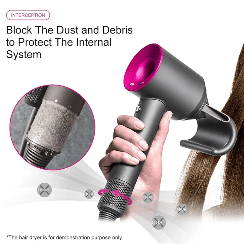 Description Picture 4 of itemB82B-Hair Dryer Inner Filter + Outer Filter Cage Replacement For Dyson HD01 HD03 HD08 Models