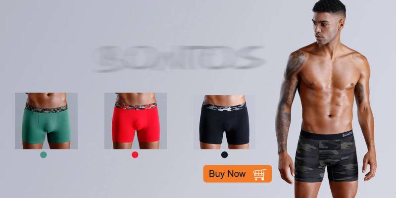 Description Picture 2 of itemMen's panties comfortable boxers for man Polyester men trunks underwear sexy Mens square panties sports Soft male boxer shorts