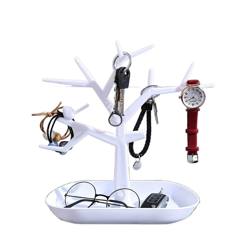 Description Picture 2 of item1PC Tree Hanger Creative Necklace Jewelry Necklace Bracelet Jewelry Display Rack Creative Earrings Ring Storage Rack