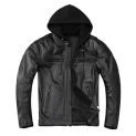 2024Heavy Motorcycle Jacket Hood Genuine Cowhide Men Leather Jacket Riding Biker Coat Winter Motorbike Jackets Warm Jaquetas