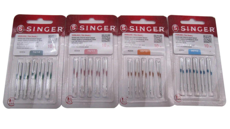 Description Picture 2 of itemOverlock Needles SINGER #2054 FOR Singer 4U46B,14U52A,14U53A,14U544,14U554,14U555,14U595,14U64,14U64A,14U65B,14U85B