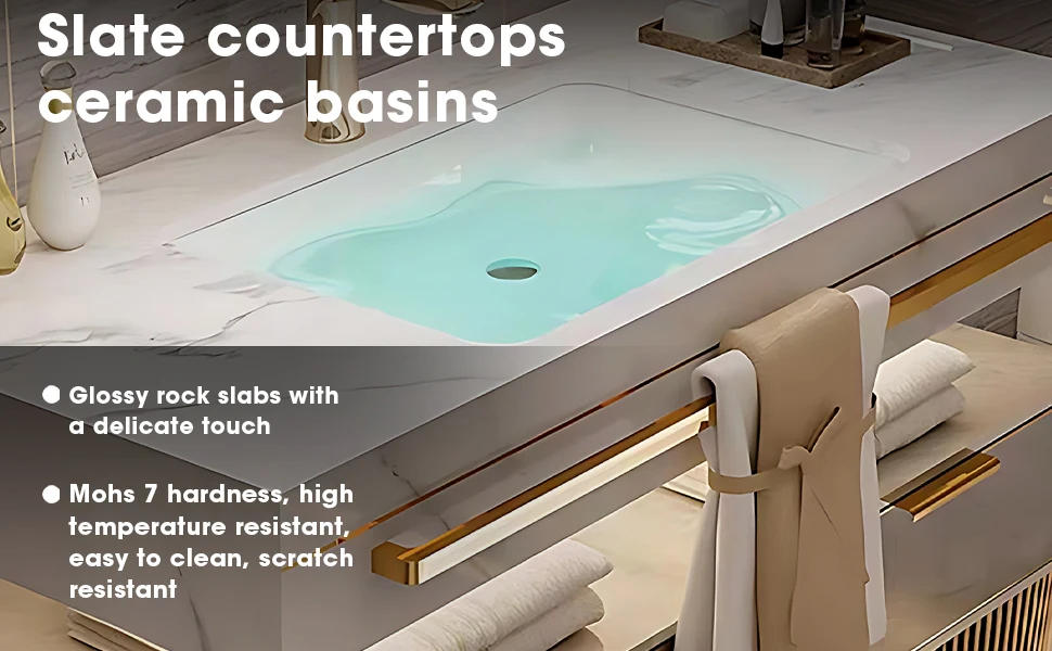 Description Picture 6 of itemWashroom Vanity Modern Bathroom Vanity Set Modern Bathroom Modern Design Double Sink Bathroom Cabinets