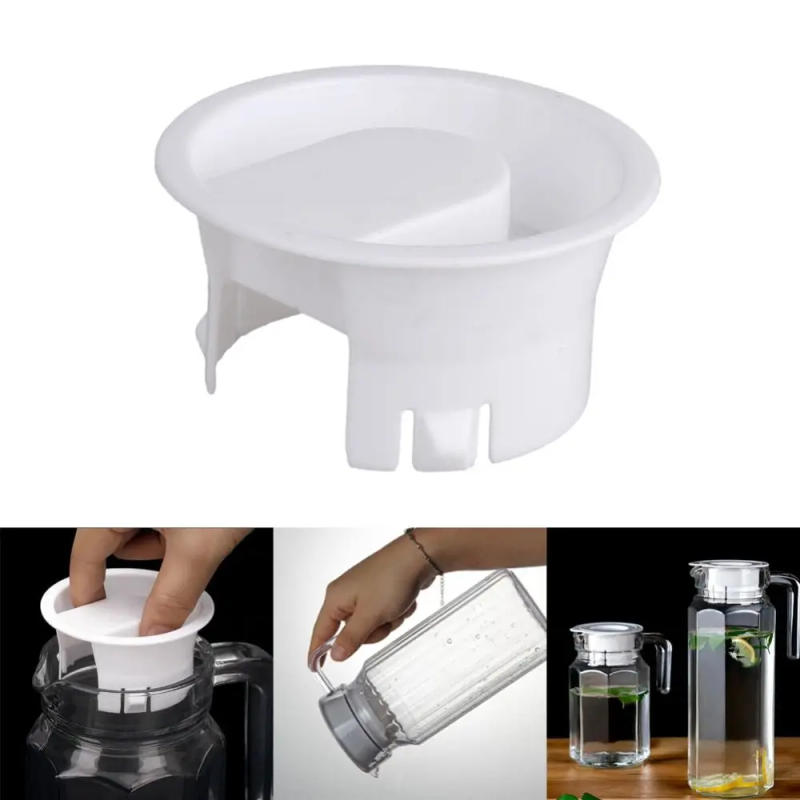 Description Picture 2 of itemWhite Plastic Cup Lids Covers Durable 7.6CM Lids Covers Anti Dust Non Splash Glass Water Carafe Bottle Plugs Leak Proof Caps