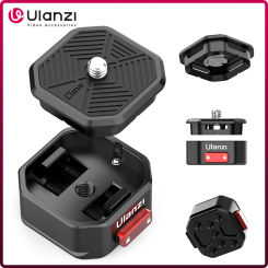 Ulanzi Claw Arca Swiss Quick Release Plate System 1/4 Tripod Gimbal Base Slider Quick Switch Mount for DSLR Camera Monopod