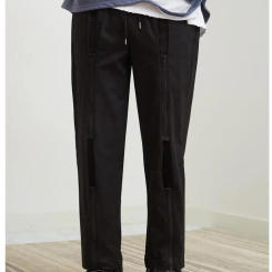 Men's Straight Leg Pants Spring And Autumn New Fashion Trend Personality Zipper Slim Everything Big Size Pants