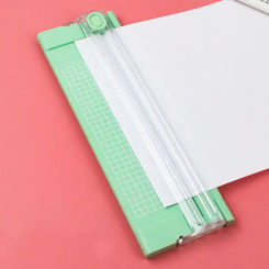 A4 Paper Photo Trimmers Cutter with Pull-out Ruler Lightweight Cutting Machine Photo Labels Paper Cutting Tool Office Supplies