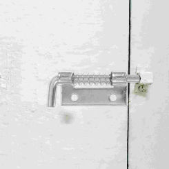 10 Pcs Spring Latch Door Slide Lock Chain Bolt for Cabinet Trailer Security Barrel Closed Loaded Gate Enclosed Movable Hinge