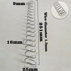 Wire diameter 1.3mm Rectangular Compression Coil Spring Square Spring