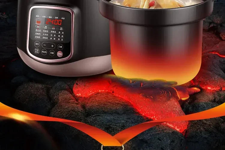 Description Picture 3 of itemMulti Cookware Home Slow Coocker Cooker Electric Multicooker Soup Pot Multifunction Ceramic Crock Stew Cooking CookersPan 220v