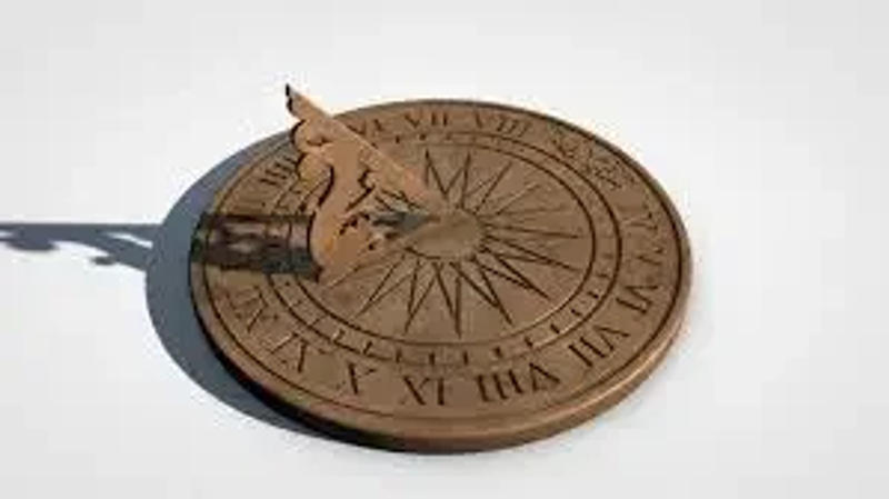 Description Picture 5 of itemBrass Sun Dial Timer for garden Bronze sundials for home and Garden