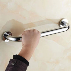 2pcs Stainless Steel 300/500mm Bathroom Tub Toilet Handrail Grab Bar Shower Safety Support Handle Towel Rack Help  Elderly