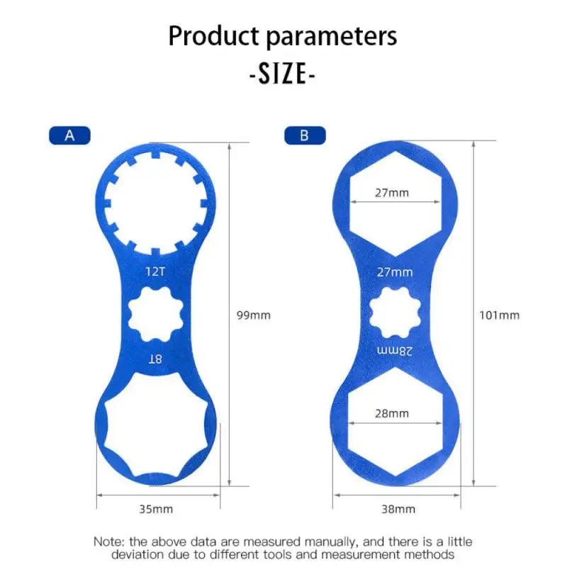 Description Picture 3 of itemMTB Bike Fork Shoulder Wrench Bicycle Front Fork Repair Tools For Suntour XCR XCT XCM RST 8/12T 27/28mm Front Fork Removal Tool