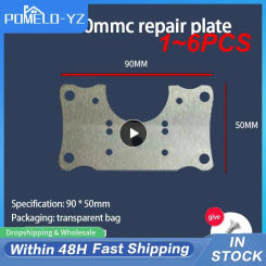 1~6PCS 1/Hinge Repair Plate Cabinet Hinges Cupboard Door Fixing Mounting Plate Furniture Hardware Side Panel Hinges Repair