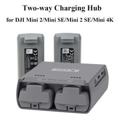 For DJI Mini 2/ Mini SE/ Mini 4K Drone Battery Charger Two Way Charging Hub for Mini 2/ Mini SE/ Mini 2 SE/ Mini 4K Accessories