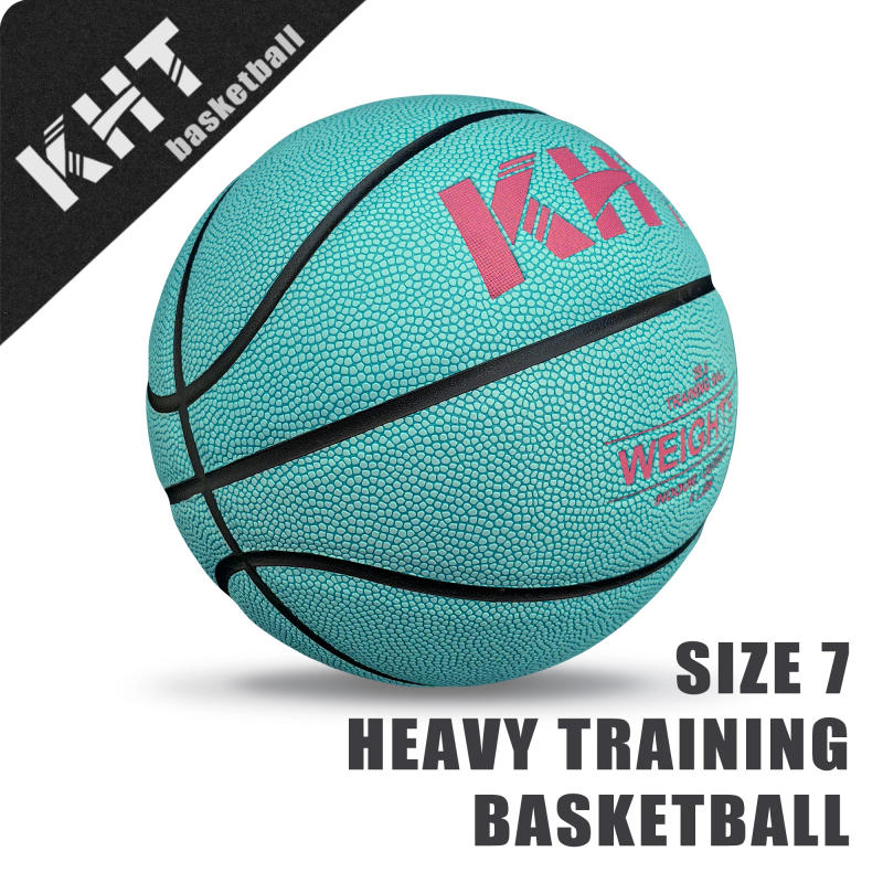 Description Picture 2 of itemKHT Heavy Basketball 1.3kg Size 7 PU Material Weighted High Quality Ball Youth Adult Indoor Outdoor Training Free Pump Bag