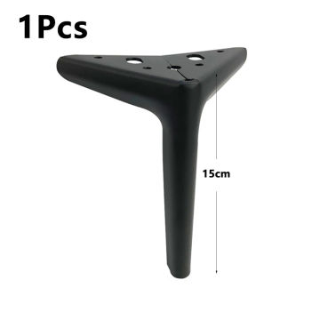 1/4pcs Coffee Table Legs for Furniture Foot Metal 12/15cm TV Cabinet Bed Dresser Desk Chair Sofa Replacement Feet Black Gold