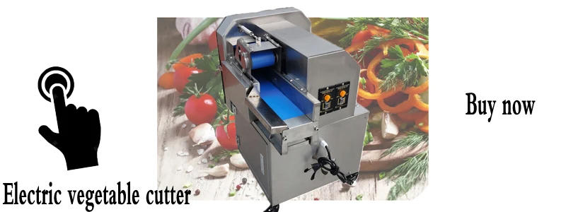 Description Picture 3 of itemCommercial Stainless Steel Vegetable Cutter, Dual Port Electric Radish And Potato Shredder, Cucumber Shredder