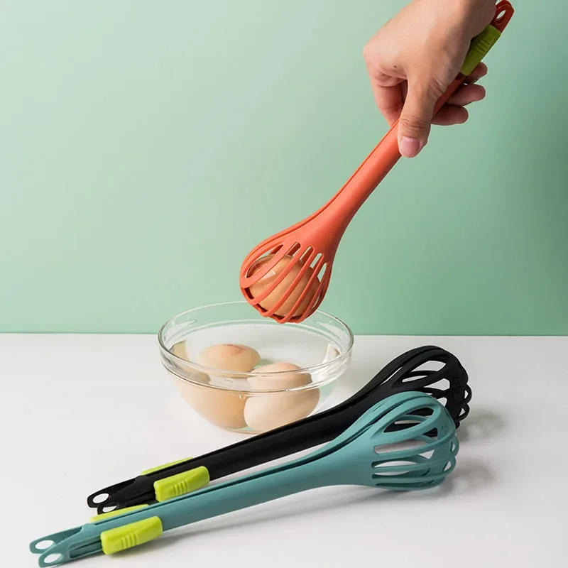 Description Picture 2 of itemPortable Nylon Egg Beater Cream Milk Foam Coffee Cake Mixer Manual Cooking Baking Blender Food Tongs Kitchen Whisk for Whipping