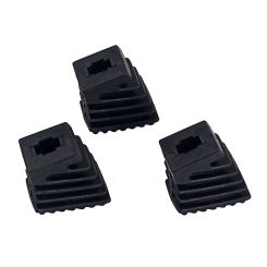 3 Pieces Small Rubber Feet Battery Rack System for Hardware Cymbal Stands